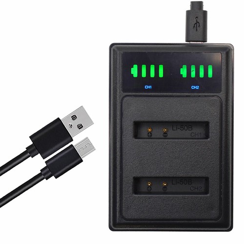 Caricabatteria usb per pentax - per,