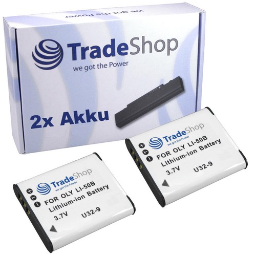 Batteria 950mah per pentax - 2x,